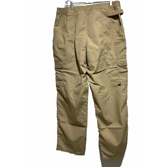 5.11 Tactical Series Mens Mid Rise Hunting Coyote Cargo Pants Khaki 34x32 - Picture 2 of 9